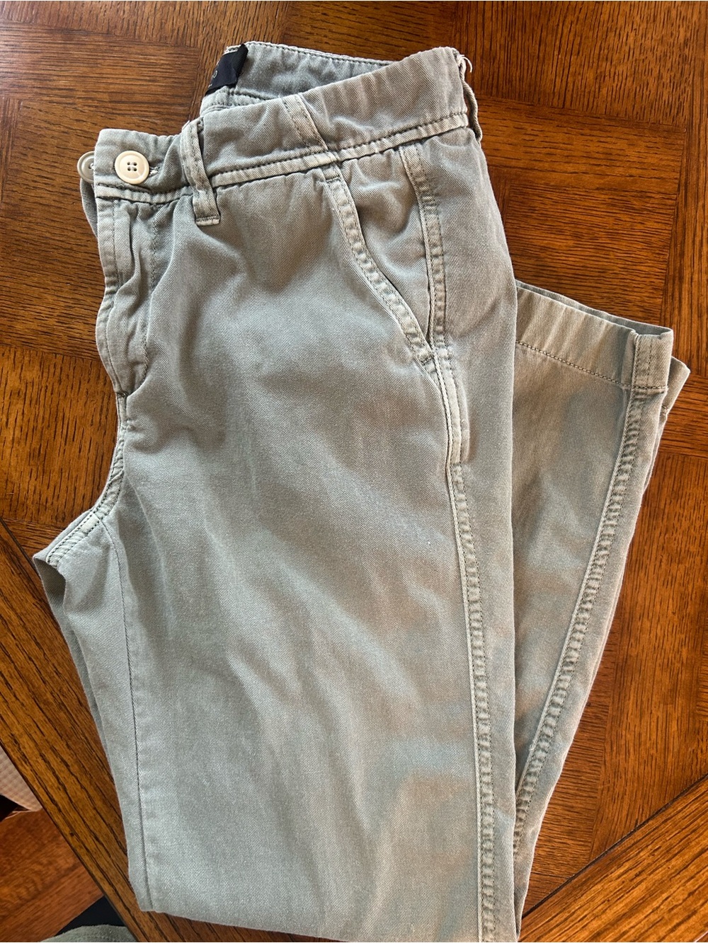 J. Crew Slim Chino Pants in Light Sage
